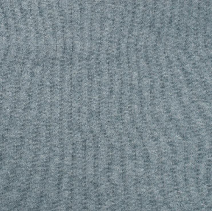 Zachte rayon brei petrol gemêleerd